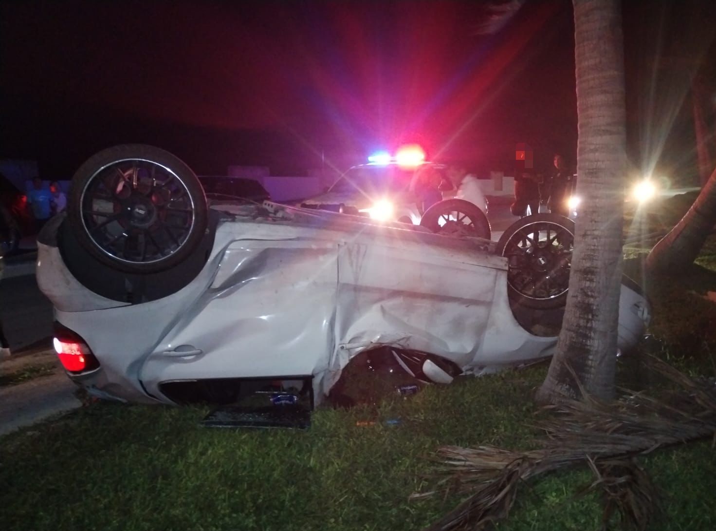 Tragedia en la Zona Hotelera de Cancún Violento accidente vehicular